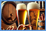 Stocherkahn Tübingen. Bier Gourmet-Stocherkahnfahrt